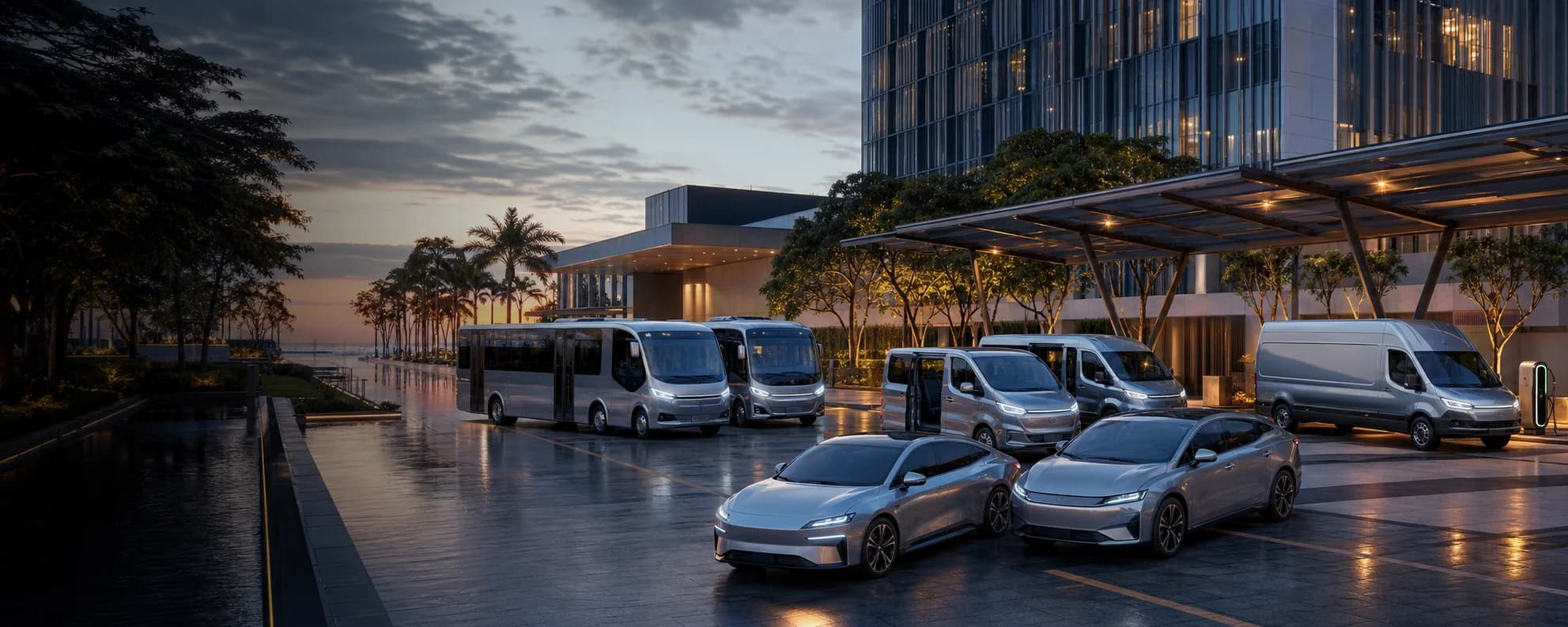 Electric vehicles representing PU EV's mobility market focus